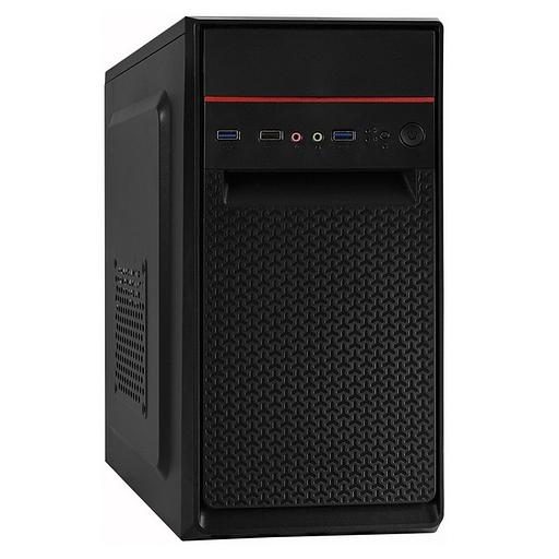 Корпус Minitower ExeGate BAA-107U-AAA350 (mATX, БП AAA350 с вент. 8см, 1*USB+2*USB3.0, аудио, черный фото 1