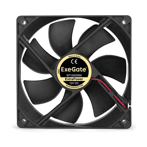 Вентилятор ExeGate ExtraPower EP12025SM (EX283395RUS) 120x120x25 мм, Sleeve bearing (подшипник скольжения), Molex, 1800RPM, 25dBA фото 2