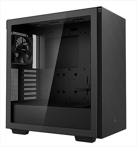 Корпус Deepcool CH510 без БП, боковое окно (закаленное стекло), 1x120мм вентилятор сзади, черный, ATX (CH510) фото 3