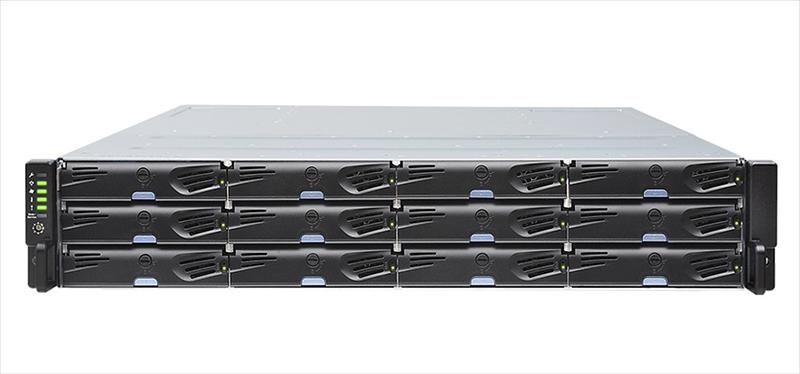 Модуль расширения Infortrend 2U/12bay dual redundant controller expansion enclosure 4x 12Gb SAS ports, 2x(PSU+FAN module), 12xdrive trays, 2x 12G to 12 G SAS cables and 1xRackmount kit(JB 3012R) (JB3012R100-8U32) фото 1