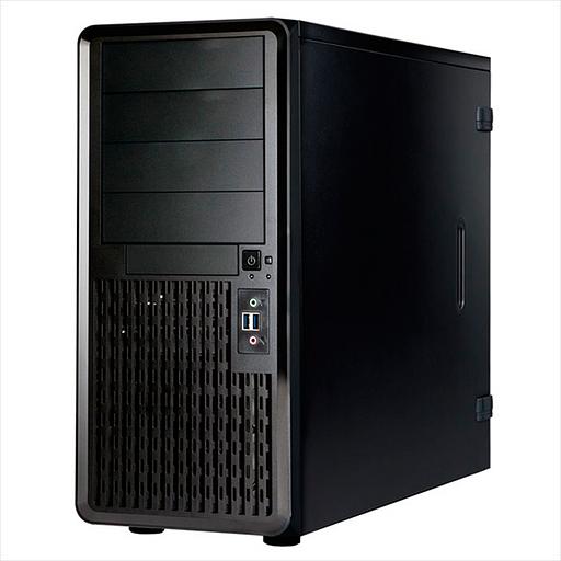 Корпус Midi Tower InWin PE689 Black 650W B65E 80plus Bronze USB3.0*2+A(HD)+front fan 120mm*1+rear fan 120mm*1+ 2*2SATA+1*1SATA / holes for SL20” RACKMOUNT (6188705) фото 2