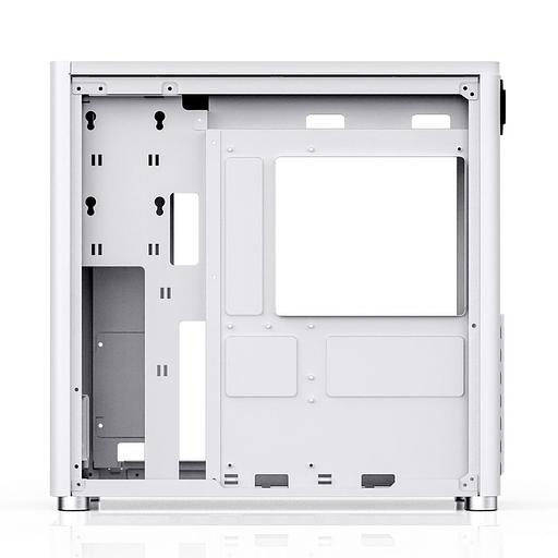 Корпус JONSBO D40 White без БП, боковая панель из закаленного стекла, mini-ITX, micro-ATX, ATX, бел. фото 4