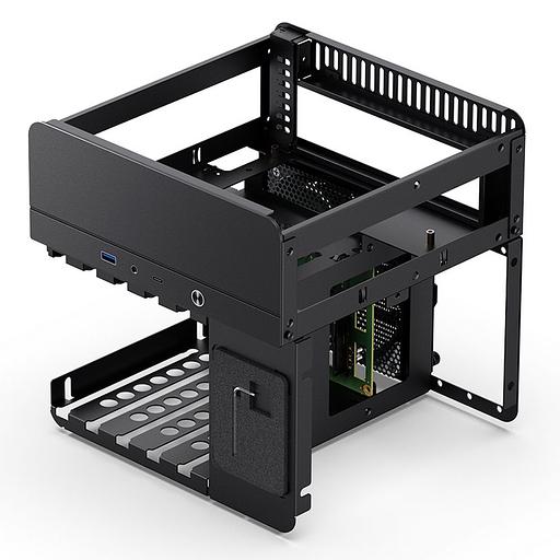 Корпус JONSBO N2 Black без БП, mini-ITX, SFX, черный фото 4