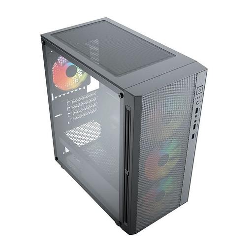 ACD Citadel 104 ATX, Black, USB3.0*1+USB2.0*2+HD audio,3*12cm F1 ARGB fans at front(Slave fans),1*12cm F1 ARGB fan at rear (Master fan) фото 2