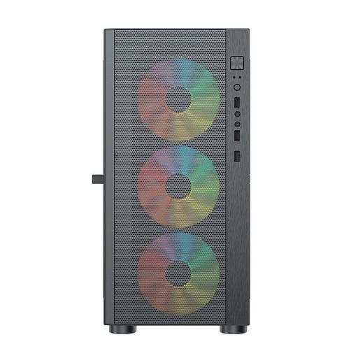 ACD Citadel 104 ATX, Black, USB3.0*1+USB2.0*2+HD audio,3*12cm F1 ARGB fans at front(Slave fans),1*12cm F1 ARGB fan at rear (Master fan) фото 3