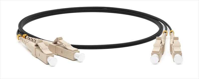 Патч-корд оптический mm 50/125, lc-lc, 2.0 мм, duplex, lszh, 3 м Hyperline FC-D2-50-LC/PR-LC/PR-H-3M-LSZH-BK Патч-корд волоконно-оптический (шнур) MM 50/125, LC-LC, 2.0 мм, duplex, LSZH, 3 м, черный (FC-D2-50-LC/PR-LC/PR-H-3M-LSZH-BK) фото 1