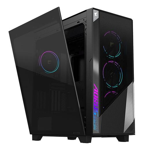 AORUS C500G ST MidTower, E-ATX, USB-C x1, USB 3.0 x2, Audio I/O, Black,TG фото 3