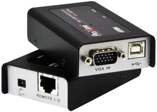 Квм удлинитель ATEN USB VGA Cat 5 Mini KVM Extender (1280 x 1024@100m) (CE100-AT-G) фото 1