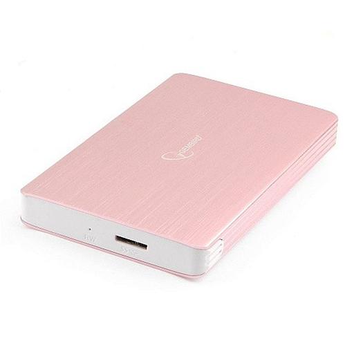 Gembird EE2-U3S-65 Внешний корпус 2.5" розовое золото, USB 3.0, SATA, алюминий фото 1