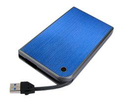 AgeStar 3UB2A14 (Blue) Мобил рек usb3.0 to 2,5"hdd SATA алюминий [10607] фото 2
