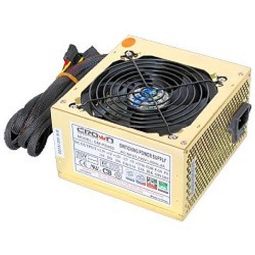 CROWN Блок питания CM-PS450W smart (20+4in, 120mm FAN, SATA*2, PATA(big Molex)*4, FDD*1, 4+4pin, Lines 1x12V OEM) фото 1