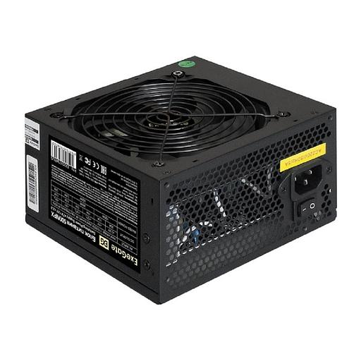 Exegate EX224734RUS / 251771 Блок питания 500W ATX-500NPX OEM, black,12cm fan, 24+4pin, 6pin PCI-E, 3*SATA фото 1
