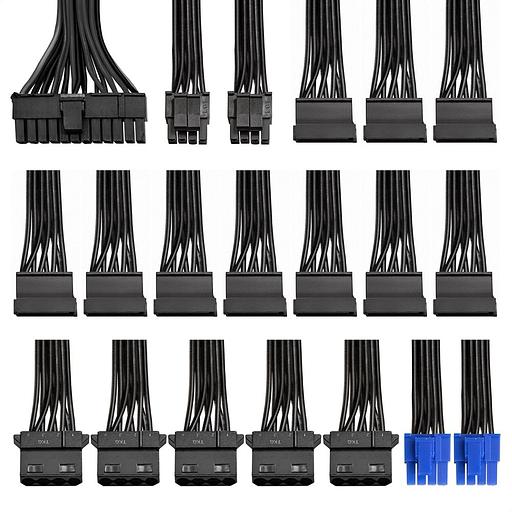 Exegate EX235013RUS Блок питания 800W Exegate / (Server) PRO,APFC OEM,2x8cm fan, 20+4pin/(4+4)pin+(4+4)pin, 2xPCI-E, 9xSATA фото 4