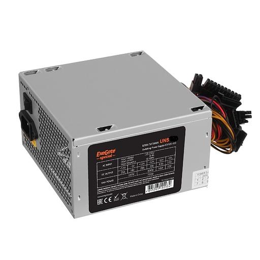 Exegate EX292164RUS Блок питания 750W ExeGate UNS750 (ATX, 12cm fan, 24pin, 4pin, PCIe, 3xSATA, 2xIDE, FDD) фото 1
