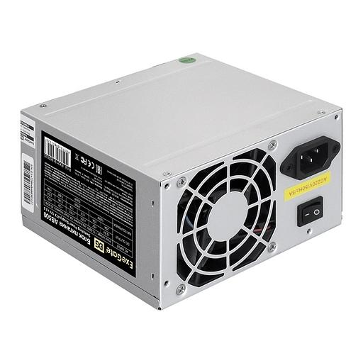 Exegate EX219185RUS-PC Блок питания 500W ExeGate AB500 (ATX, PC, 8cm fan, 24pin, 4pin, 3xSATA, 2xIDE, кабель 220V в комплекте) фото 1