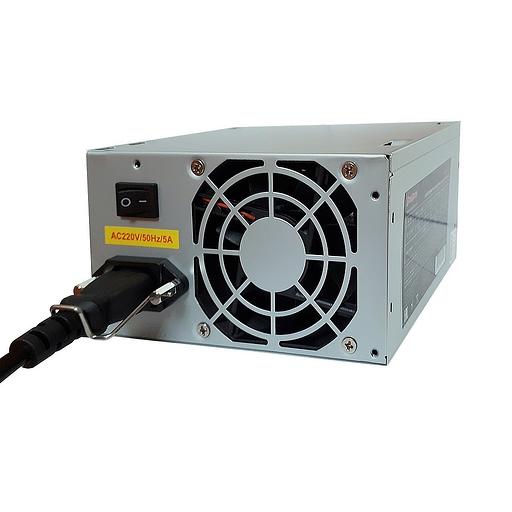 Exegate EX219182RUS-S Блок питания AB350, ATX, SC, 8cm fan, 24p+4p, 3*SATA, 2*IDE, FDD + кабель 220V с защитой от выдергивания фото 1