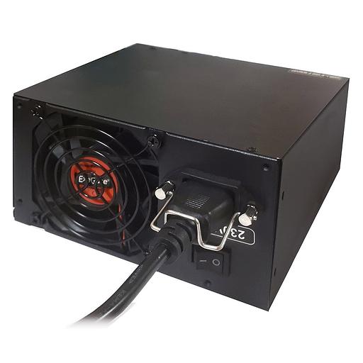 Exegate EX259613RUS-S Блок питания 850PPX RTL, ATX, SC, black, APFC, 14cm, 24p+2*(4+4)p, PCI-E, 4*IDE, 5*SATA, FDD + кабель 220V с защитой от выдергивания фото 1