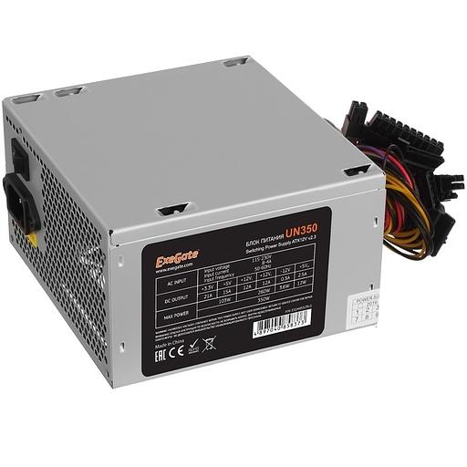 Exegate EX292178RUS-S Блок питания 750W ExeGate UN750 (ATX, SC, 12cm fan, 24pin, 2x(4+4)pin, 2xPCI-E, 5xSATA, 3xIDE, кабель 220V с защитой от выдергивания) фото 1