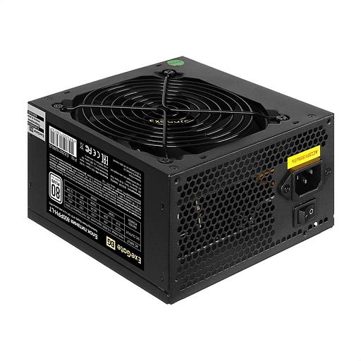 Exegate EX292152RUS-OEM-S Блок питания 800W ExeGate 80 PLUS® 800PPH-LT-OEM (ATX, APFC, SC, КПД 82% (80 PLUS), 12cm fan, 24pin, (4+4)pin, PCIe, 5xSATA, 3xIDE, кабель 220V с защитой от выдергивания, bla фото 2