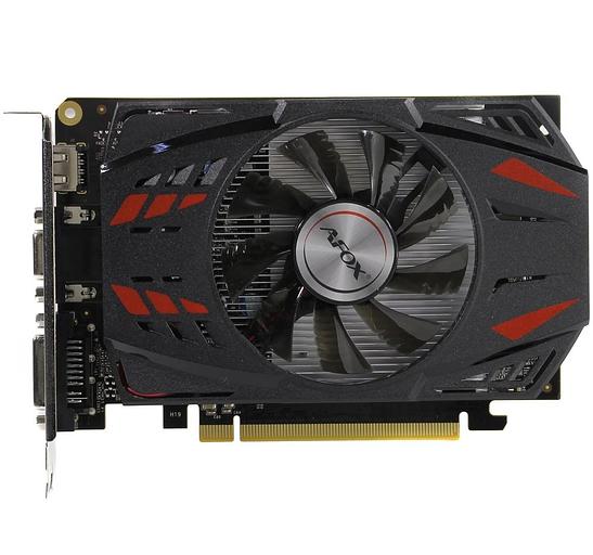 Видеокарта Afox GT730 4GB GDDR5 128bit ATX Single Fan VGA DVI HDMI RTL {30} (780612) (AF730-4096D5H5) фото 1