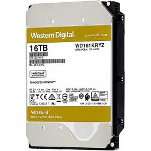 16TB WD Gold (WD161KRYZ) {SATA III 6 Gb/s, 7200 rpm, 512Mb buffer} фото 1