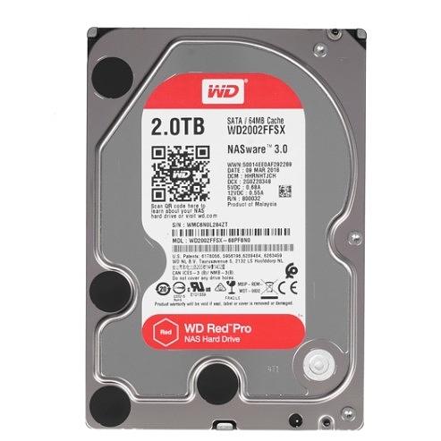 2TB WD Red Pro (WD2002FFSX) {Serial ATA III, 7200- rpm, 64Mb, 3.5" for 8 to 16 bay NAS solutions} фото 1