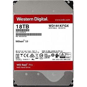 18TB WD Red Pro (WD181KFGX) {Serial ATA III, 7200- rpm,512Mb, 3.5"} фото 1