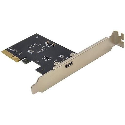 ORIENT AM-U3242PE-C, Контроллер PCI-Ex4 v3.0, USB 3.2 Gen2x2 (SuperSpeed USB 20Gbps), скорость до 20Гбит/с, 1-port Type-C, ASM3242 chipset, Self powered, в комплекте LP планка крепления (31333) фото 2