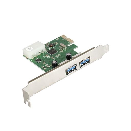 Exegate EX283718RUS Контроллер EXE-319 PCI-E 2.0, 2*USB3.0 ext, разъем доп.питания (OEM) фото 1