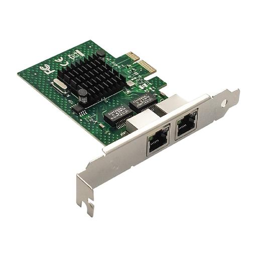 Exegate EX293452RUS Сетевой адаптер ExeGate EXE-BCM5720 (PCI-E x1 v2.0, порты 2xRJ45, 10/100/1000Mbps, Gigabit Chipset Broadcom BCM5720) фото 1