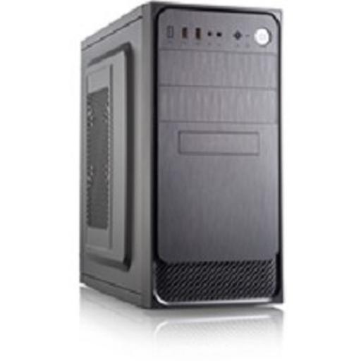 Foxline FZ-053-SX450R " Forza mATX, 450W, 2xUSB2.0, Black, w/o FAN, 12 cm fan PSU, power cord" фото 1