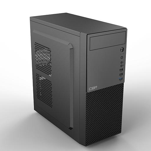 CBR PCC-ATX-E188-WPSU Корпус ATX Miditower E188, без БП, 1*USB 3.0, 2*USB 2.0, HD Audio+Mic, Black фото 1