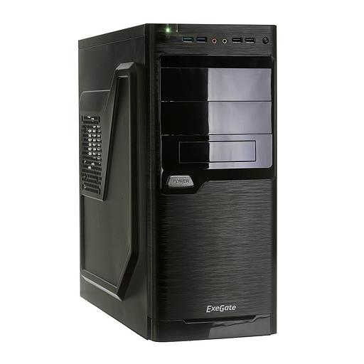 Exegate EX272730RUS Корпус MiditowerXP-330U Black, ATX,, 2*USB+2*USB3.0, Audio фото 1