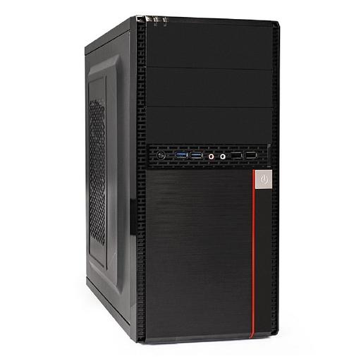 Exegate EX277437RUS Корпус Minitower MA-371X Black, mATX 2*USB+2*USB3.0, Audio фото 1