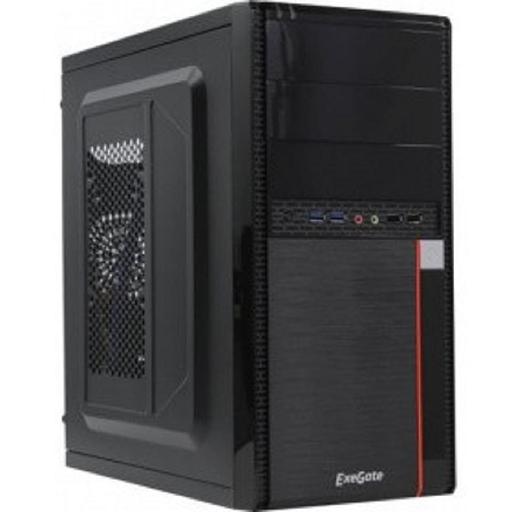 Exegate EX277438RUS Корпус Minitower Exegate MA-371X Black, mATX 2*USB+2*USB3.0, Audio фото 1
