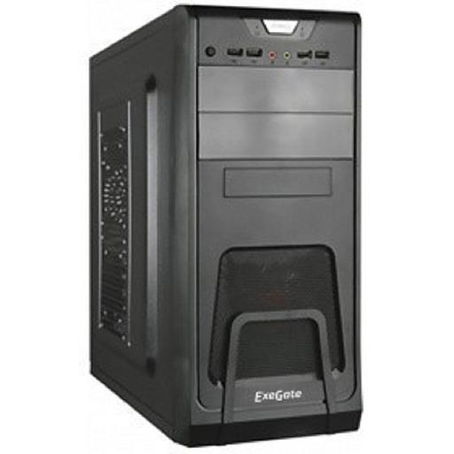 Exegate EX278391RUS Корпус Miditower Exegate CP-603 Black, ATX,, 2*USB+2*USB3.0, Audio фото 1