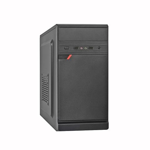 Exegate EX283059RUS Корпус Minitower ExeGate BAA-106 Black, mATX,, 2*USB, Audio фото 1