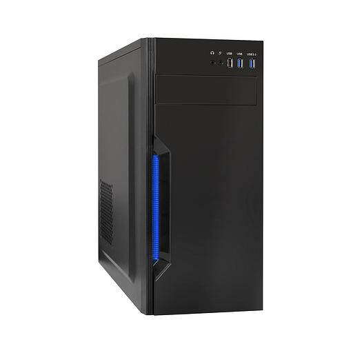 Exegate EX283078RUS Корпус Miditower ExeGate XP-333U Black, ATX,, 1*USB+2*USB3.0, Audio фото 1