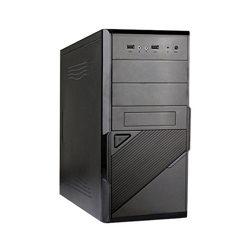 Exegate EX284022RUS Корпус Minitower BA-201 Black, mATX, <без БП>, 2*USB, Audio фото 1