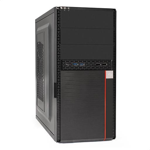 Exegate EX284039RUS Корпус Minitower BA-204U Black, mATX, <без БП>, 2*USB+2*USB3.0, Audio фото 1