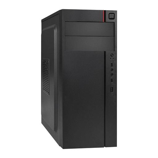 Exegate EX290172RUS Корпус Miditower ExeGate AA-440 (ATX, без БП, 2*USB, аудио, черный) фото 1