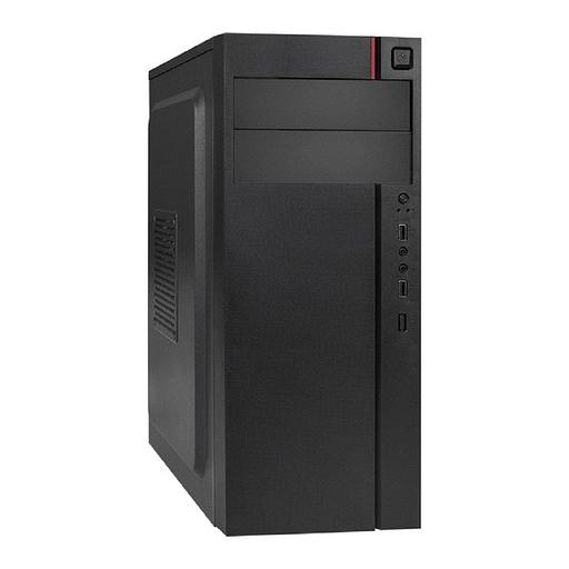Exegate EX290182RUS Корпус Miditower ExeGate AA-440-AA450 (ATX, AA450 8 см, 2*USB, аудио, черный) фото 1