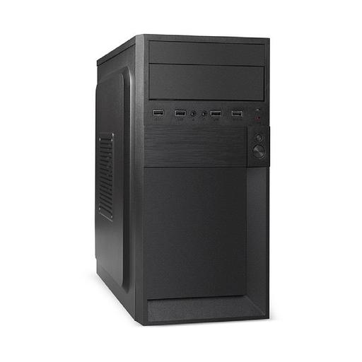 Exegate EX291142RUS Корпус Minitower ExeGate BAA-105-01-AAA450 (mATX, БП AAA450 с вент. 8см, 4*USB, аудио, черный) фото 1