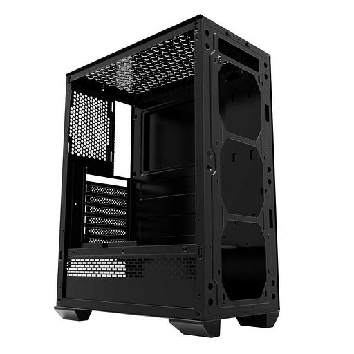 Powercase CMIXB-L4 Корпус Mistral X4 Mesh LED, Tempered Glass, 4x 120mm fan, чёрный, ATX (CMIXB-L4) фото 4