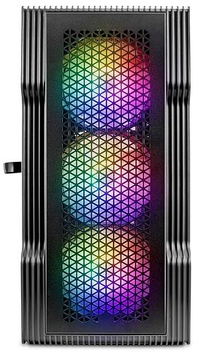 1STPLAYER Корпус TRILOBITE T3-G Black / mATX, TG / 4x 120mm LED fans inc. / T3-G-BK-4F1 фото 3
