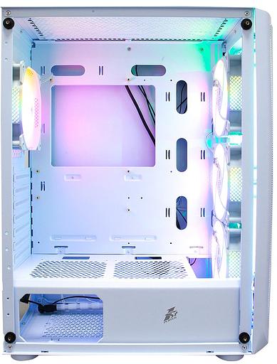 1STPLAYER FIREBASE X4 White / ATX, TG / 4x120mm LED fans inc. / X4-WH-4F1-W фото 3