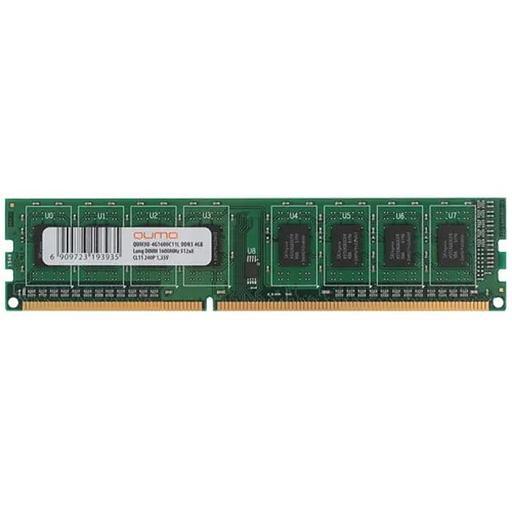 QUMO DDR3 DIMM 4GB (PC3-12800) 1600MHz QUM3U-4G1600C(N)11L 1.35V фото 1