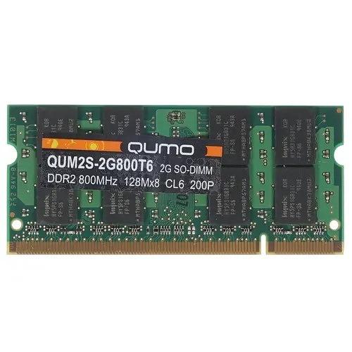 QUMO DDR2 SODIMM 2GB QUM2S-2G800T6 PC2-6400, 800MHz фото 1