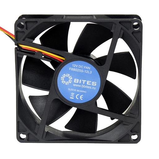 5bites Вентилятор FB8025S-12L3 80X25 / SLEEVE / 2000RPM / 3P фото 1