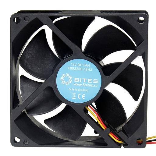 5bites Вентилятор FB9225S-12H3 92X25 / SLEEVE / 2500RPM / 3P фото 1